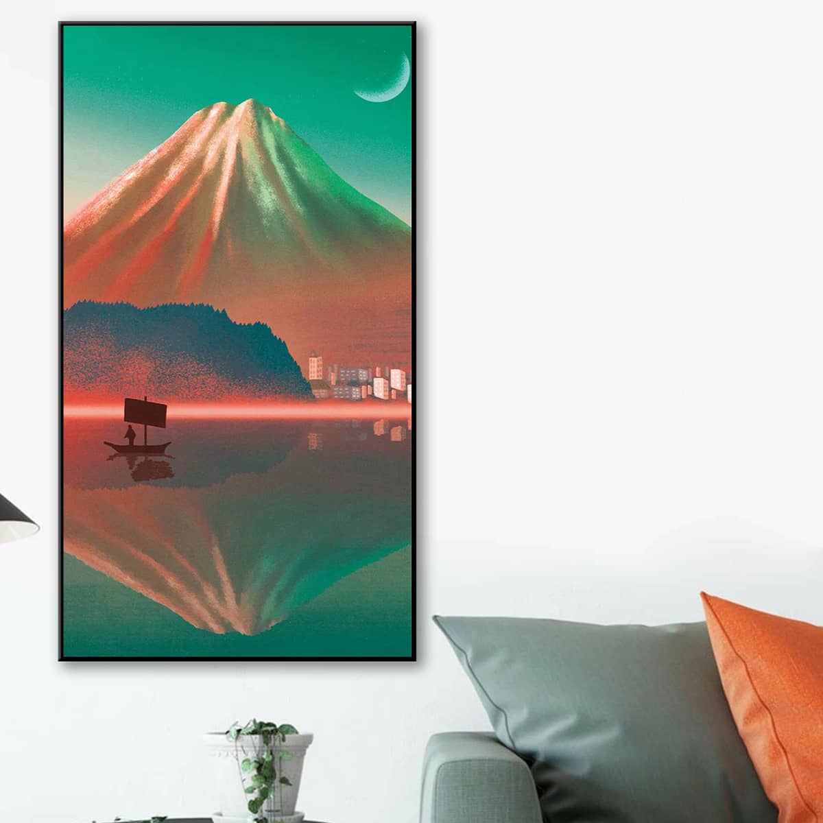 

Landscape Print DIY Diamond Drawing Without Frame, Multicolor