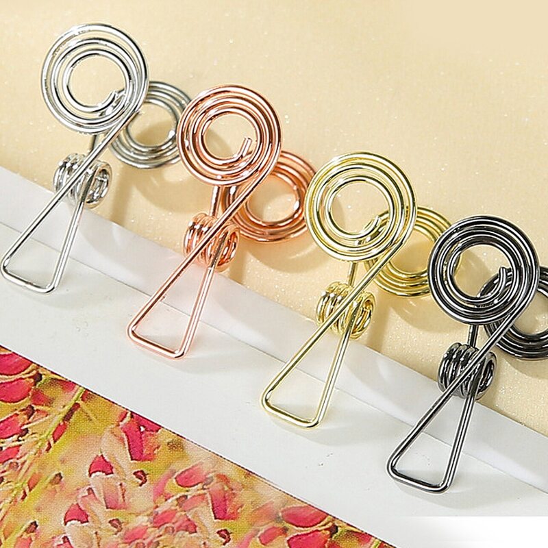 

4pcs Metal Random Binder Clip, Multicolor