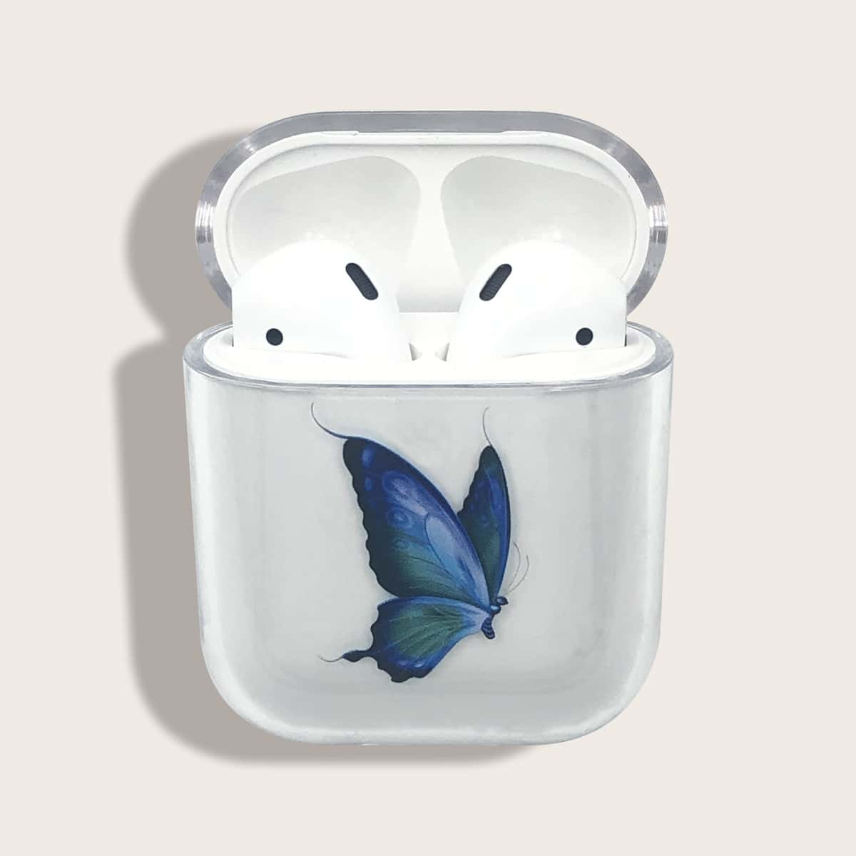 

Butterfly Pattern Clear Airpods Case