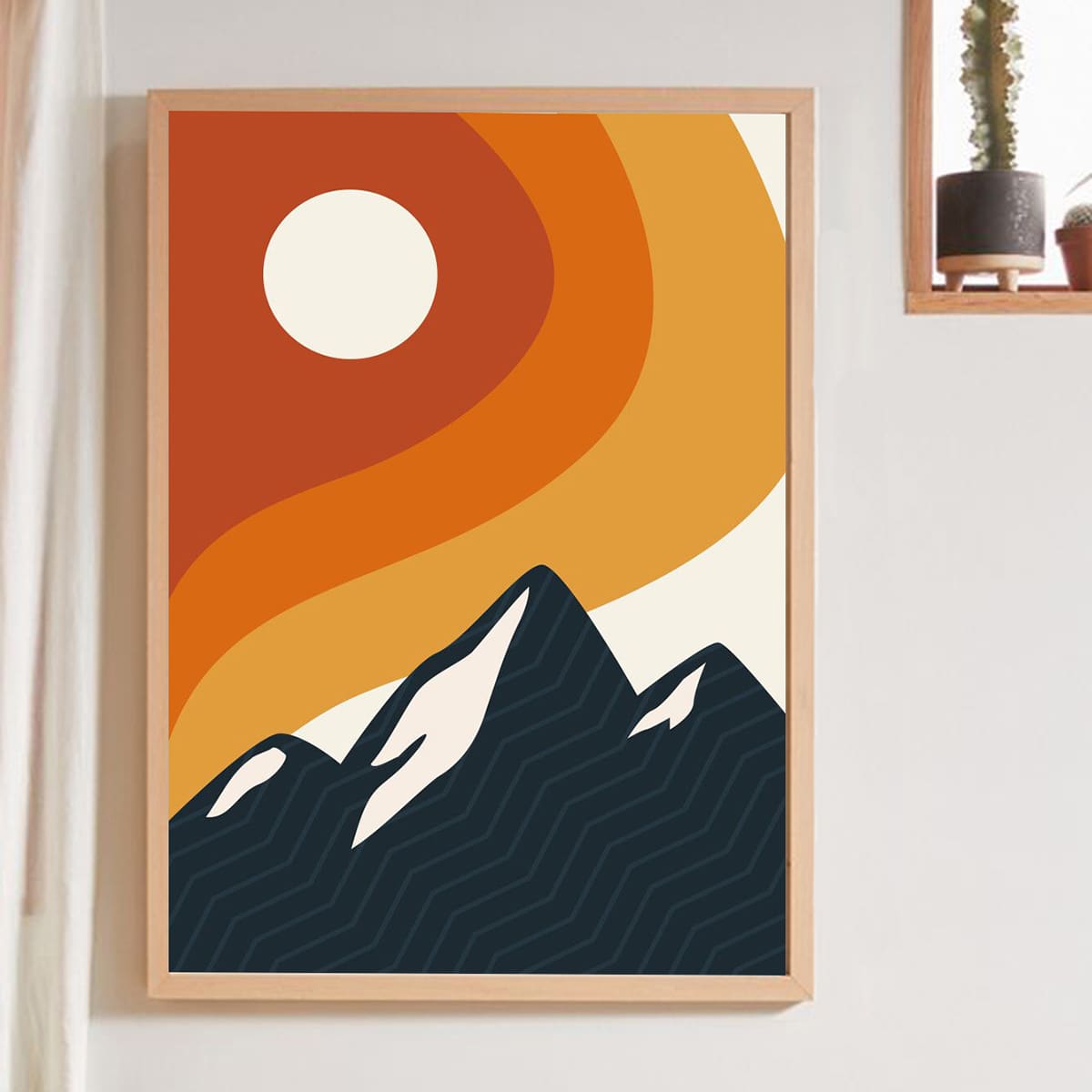 

Abstract Pattern Wall Painting Without Frame, Multicolor