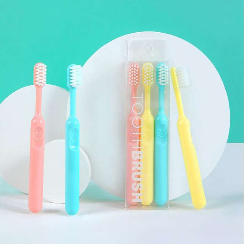

3pcs Kids Soft Toothbrush, Multicolor