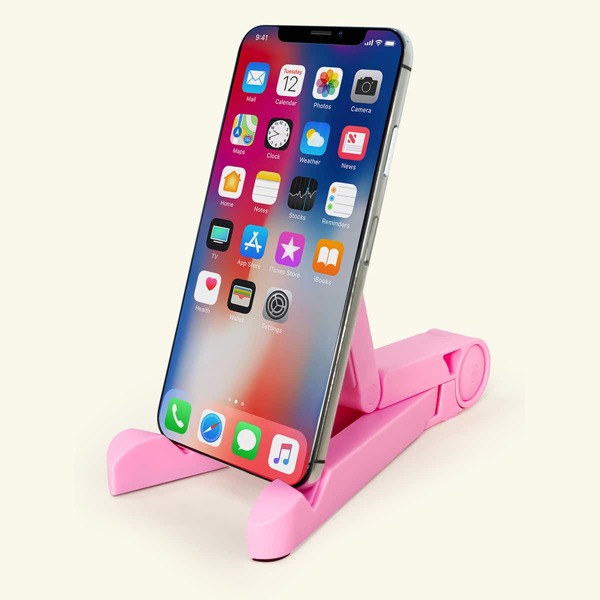 

Однотонный складной держатель для телефона, Розовые