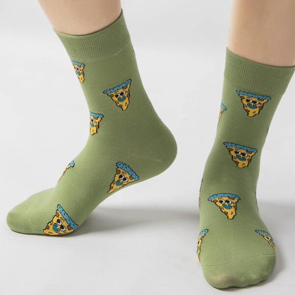 

Cartoon Graphic Socks, Multicolor