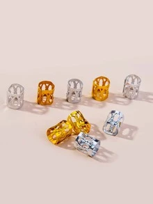 78pcs Toddler Girls Shell Decor Hair Accessory - Multicolor - View 2