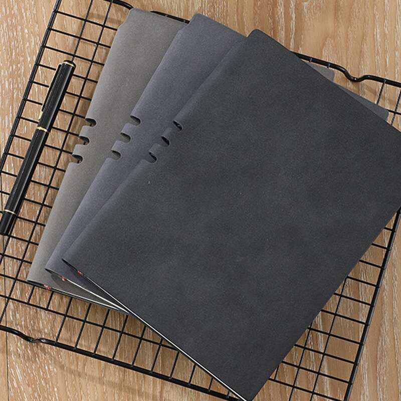 

1pc Random Color PU Cover Notebook, Multicolor