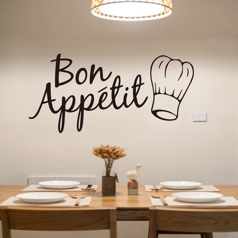

Slogan Graphic Wall Sticker, Black