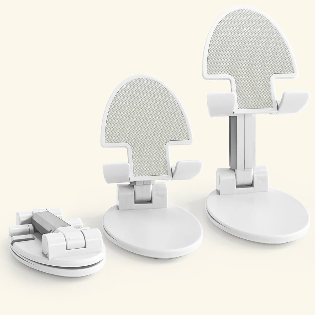 

Foldable Desktop Phone Holder, White