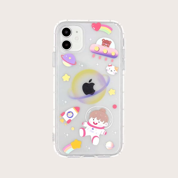 

Cartoon Graphic Clear iPhone Case