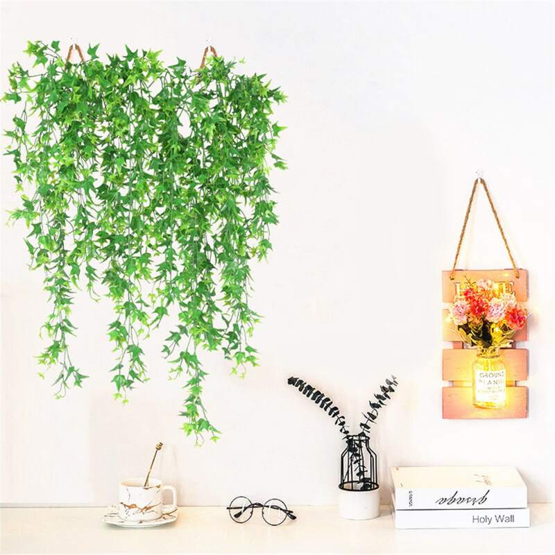 

1pc Wall Hanging Artificial Vine, Green