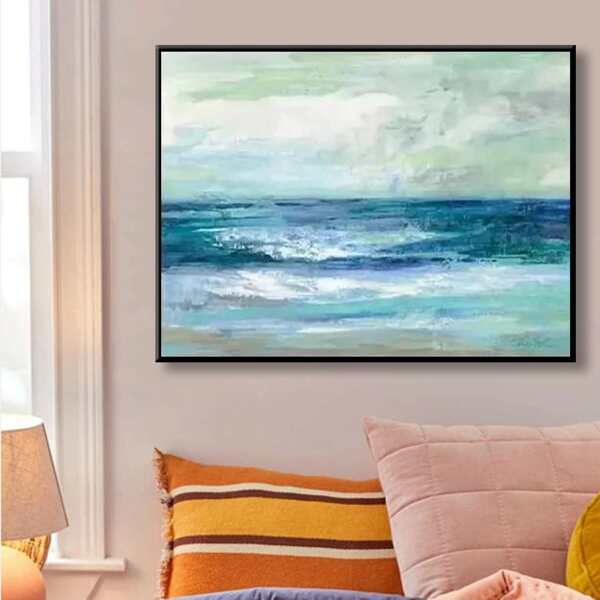

Sea Print DIY Diamond Drawing Without Frame, Multicolor