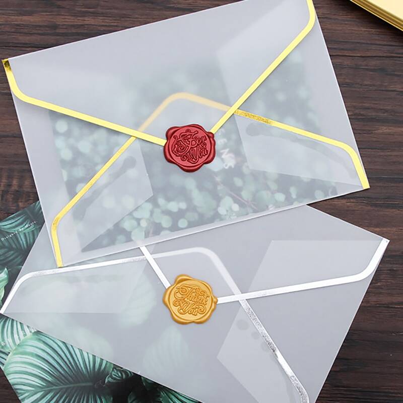 

3pcs Random Hot Stamping Envelope, Multicolor