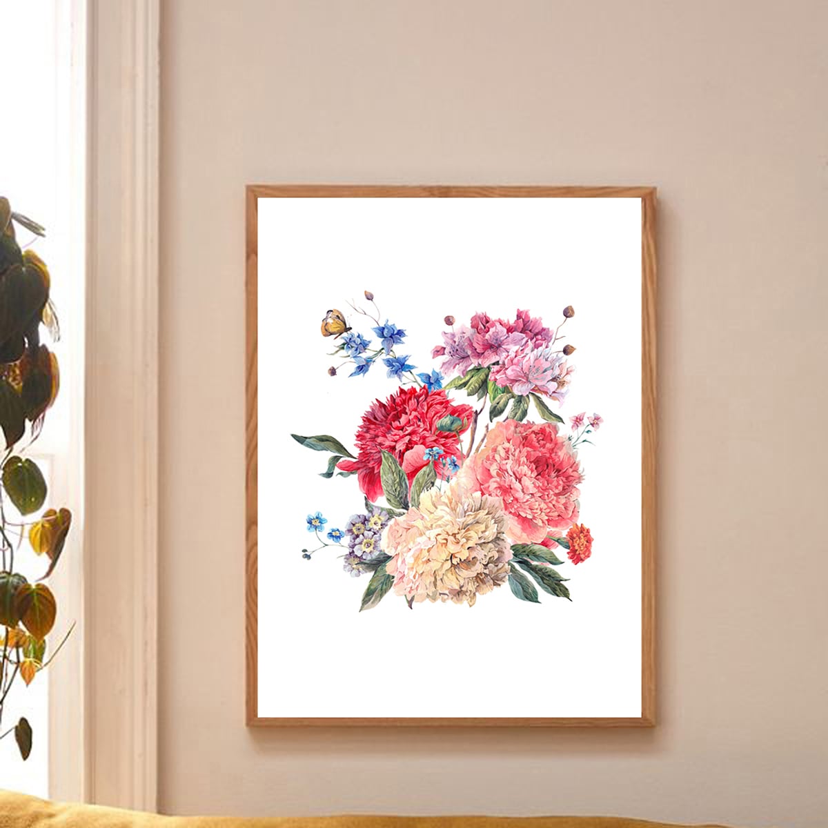 зеркало поворотное настенное. Without frame. фотоснимок на стене. а фрейм со стенами. Without frame.