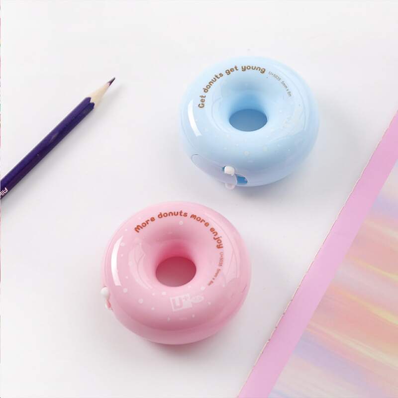 

1pc Donut Shaped Random Correction Tape, Multicolor