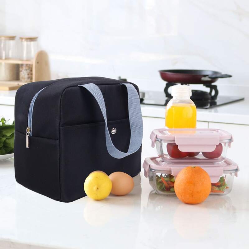 

Portable Insulation Lunch Bag, Black