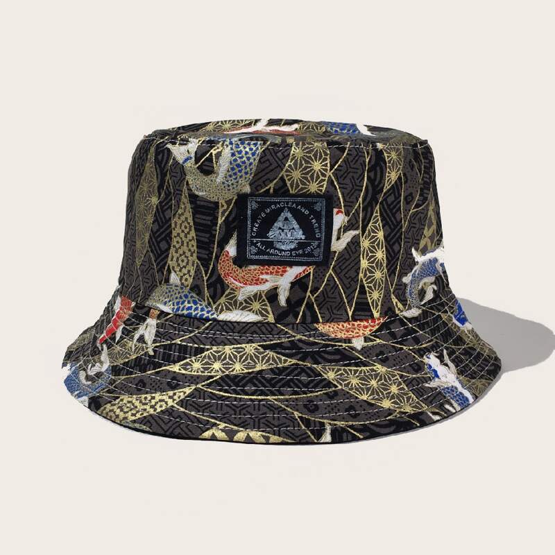 

Guys Color Block Bucket Hat, Multicolor