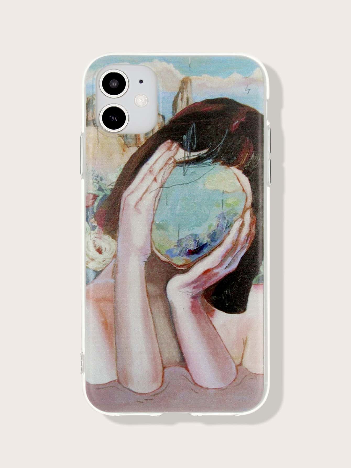 Figure Graphic Case Compatible With iPhone - Multicolor - View 1