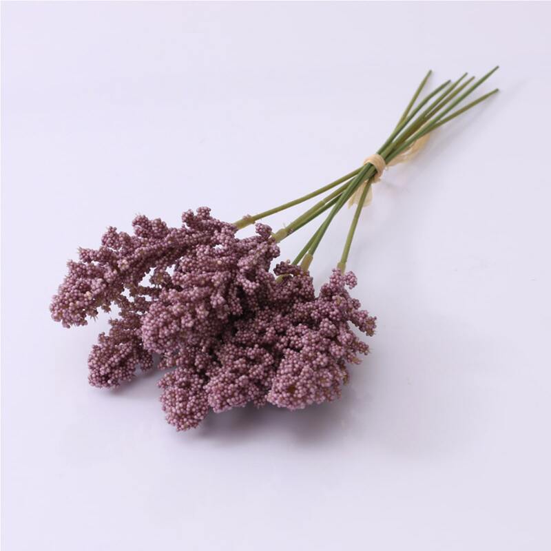 

6branches Artificial Wheat Ear, Purple