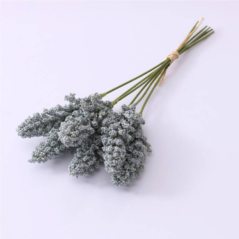 

6branches Artificial Wheat Ear, Blue
