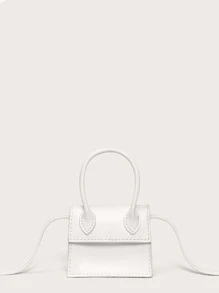 Bolso de cartero minimalista - Blanco - Ver 3