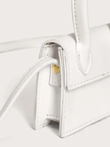 Bolso de cartero minimalista - Blanco - Ver 5