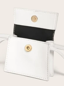 Bolso de cartero minimalista - Blanco - Ver 6