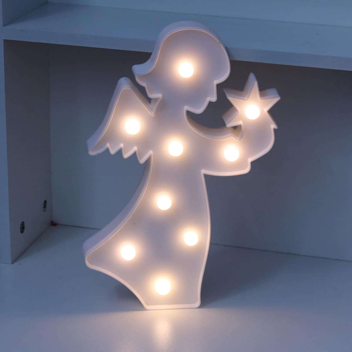 

Angel Shaped Night Light, Yellow