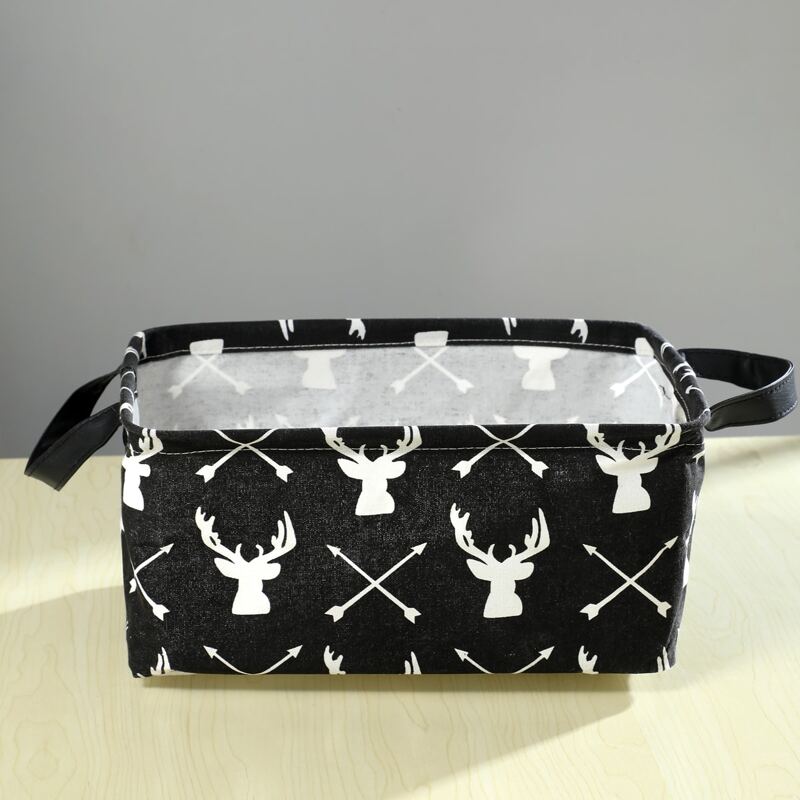 

Deer Print Storage Basket, Multicolor