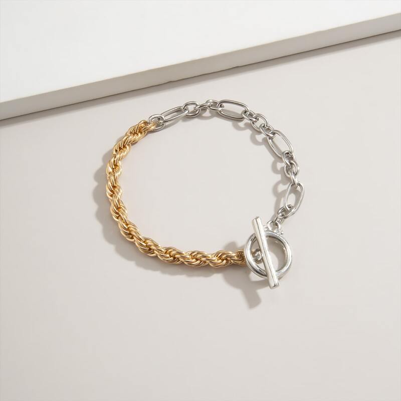 

Metal Chain Bracelet, Multicolor