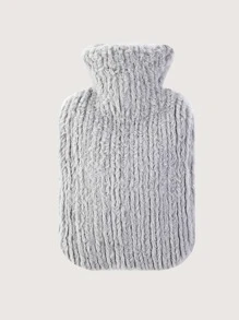 Plush Hot Water Bag - Grey - View 2