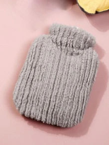 Plush Hot Water Bag - Grey - View 3