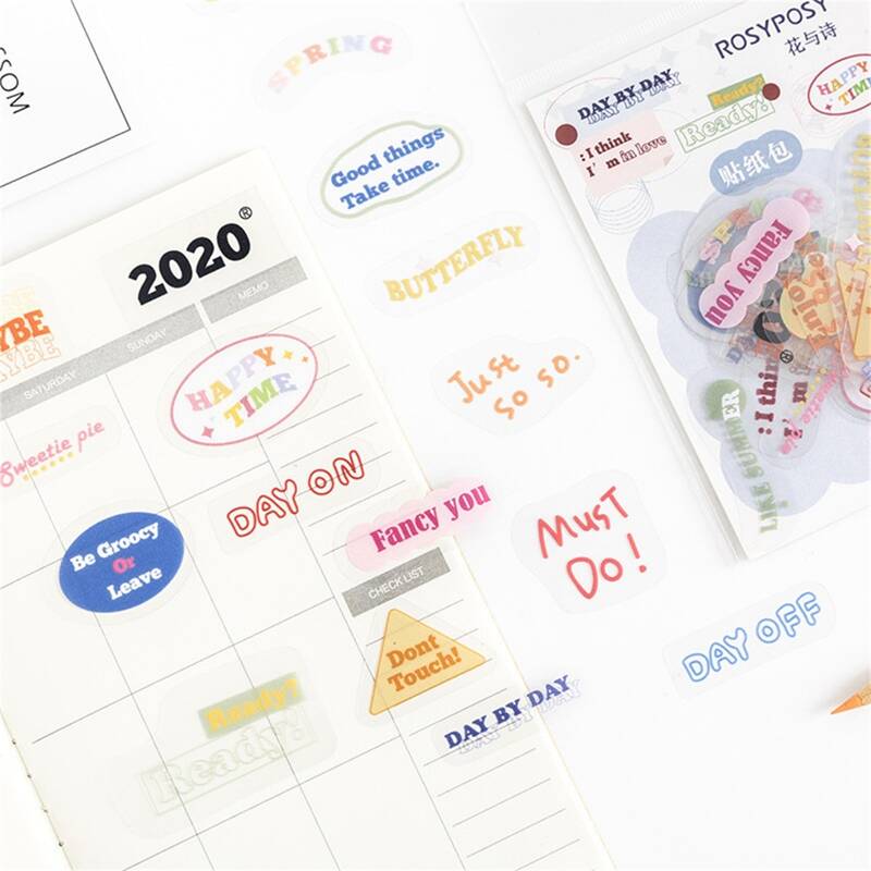 

40pcs Random Cartoon Sticker, Multicolor