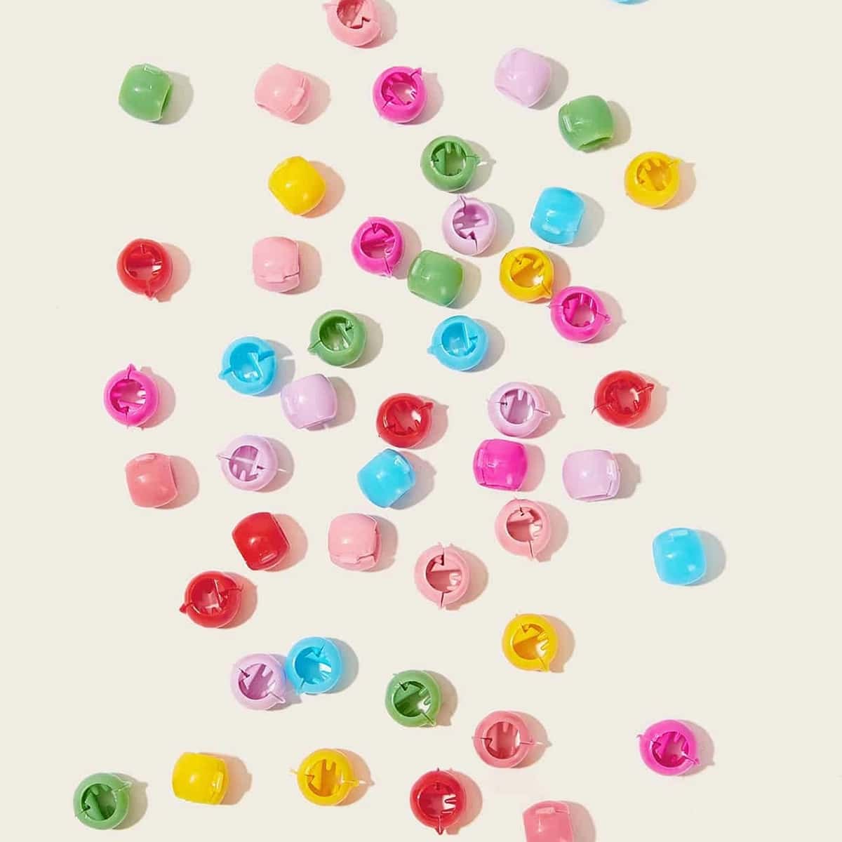 

50pcs Colorful Hair Clip, Multicolor