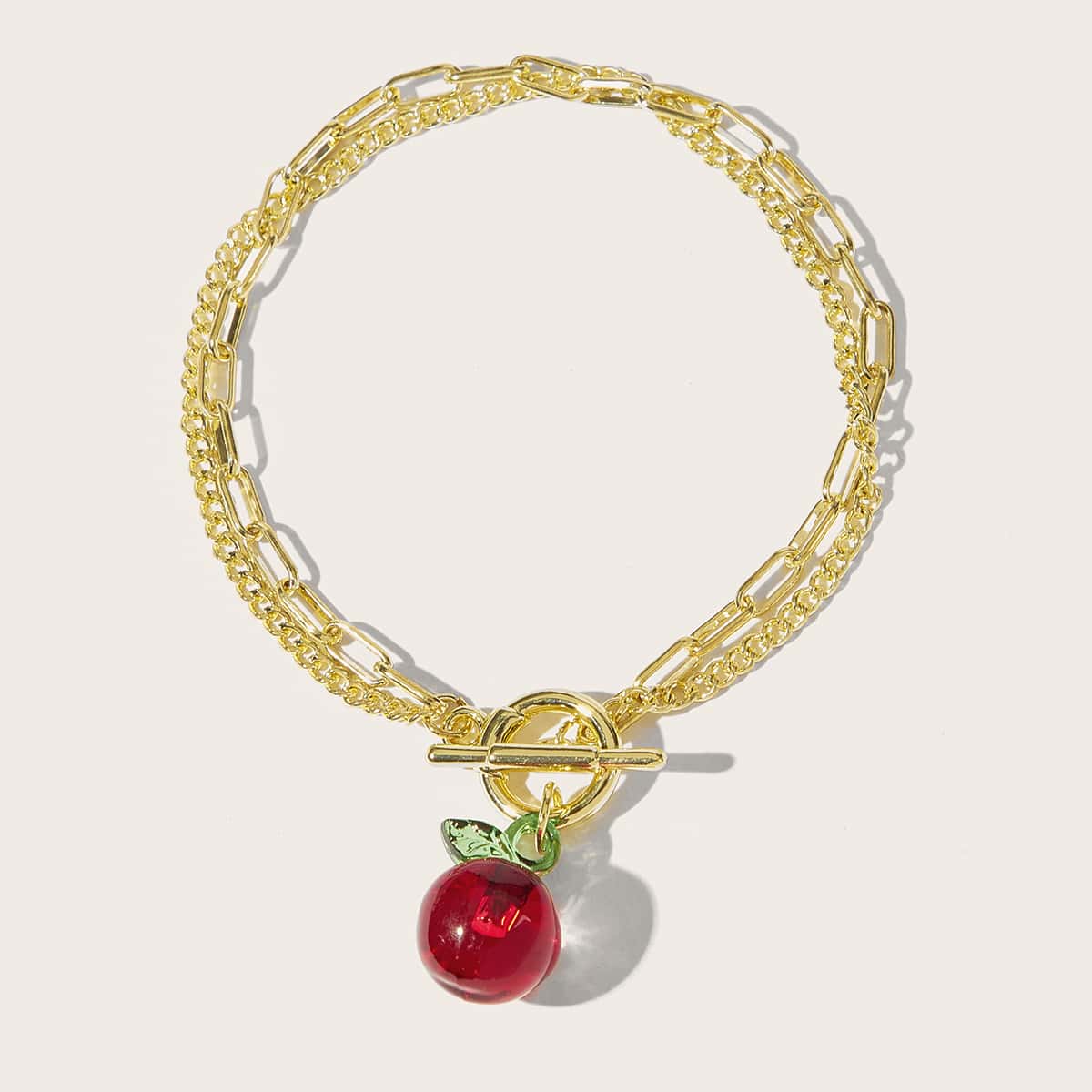 

Apple Chain Bracelet, Gold