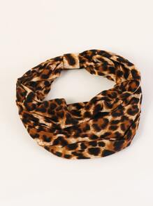 Leopard Print Headband - Multicolor - View 2