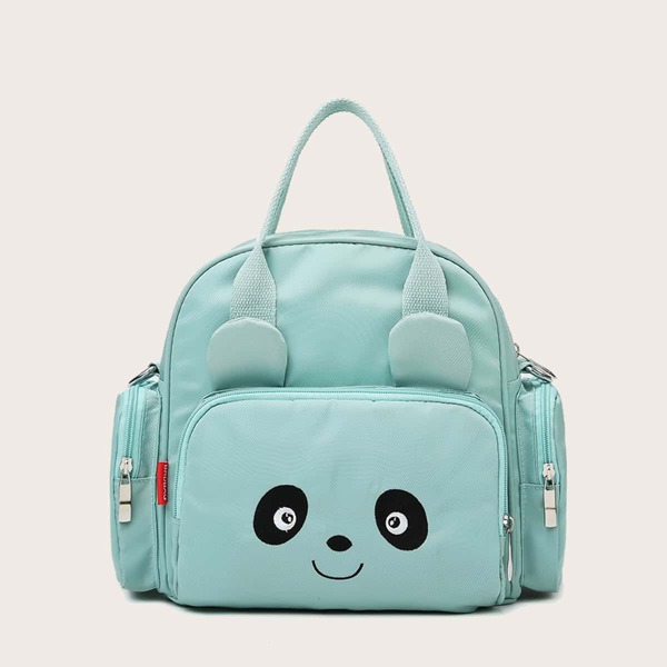 

Cartoon Graphic Backpack, Green