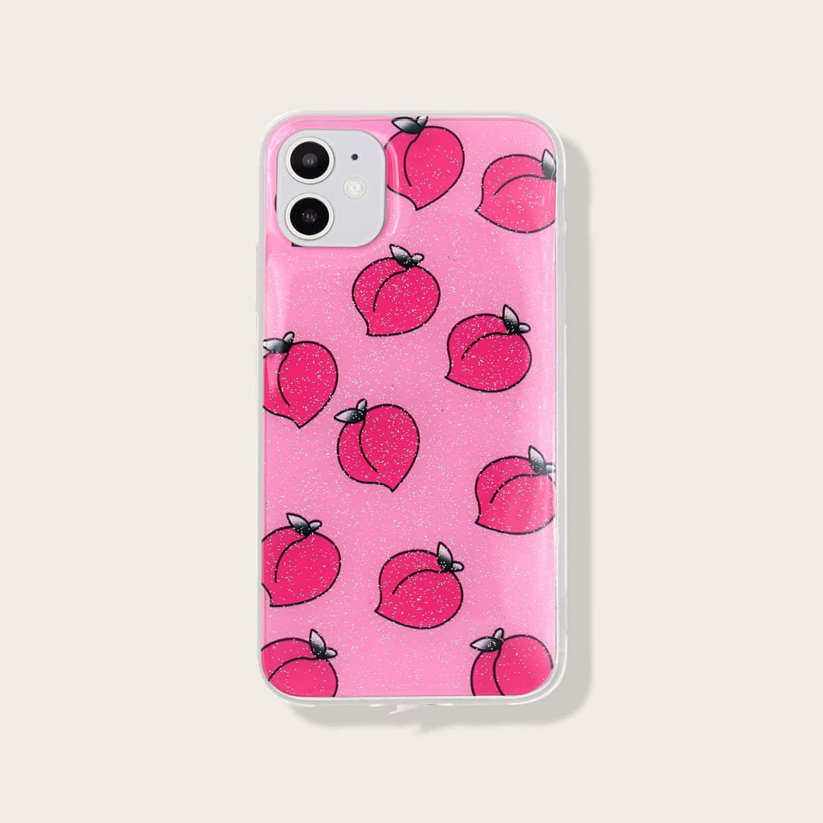 

Peach Print iPhone Case, Multicolor