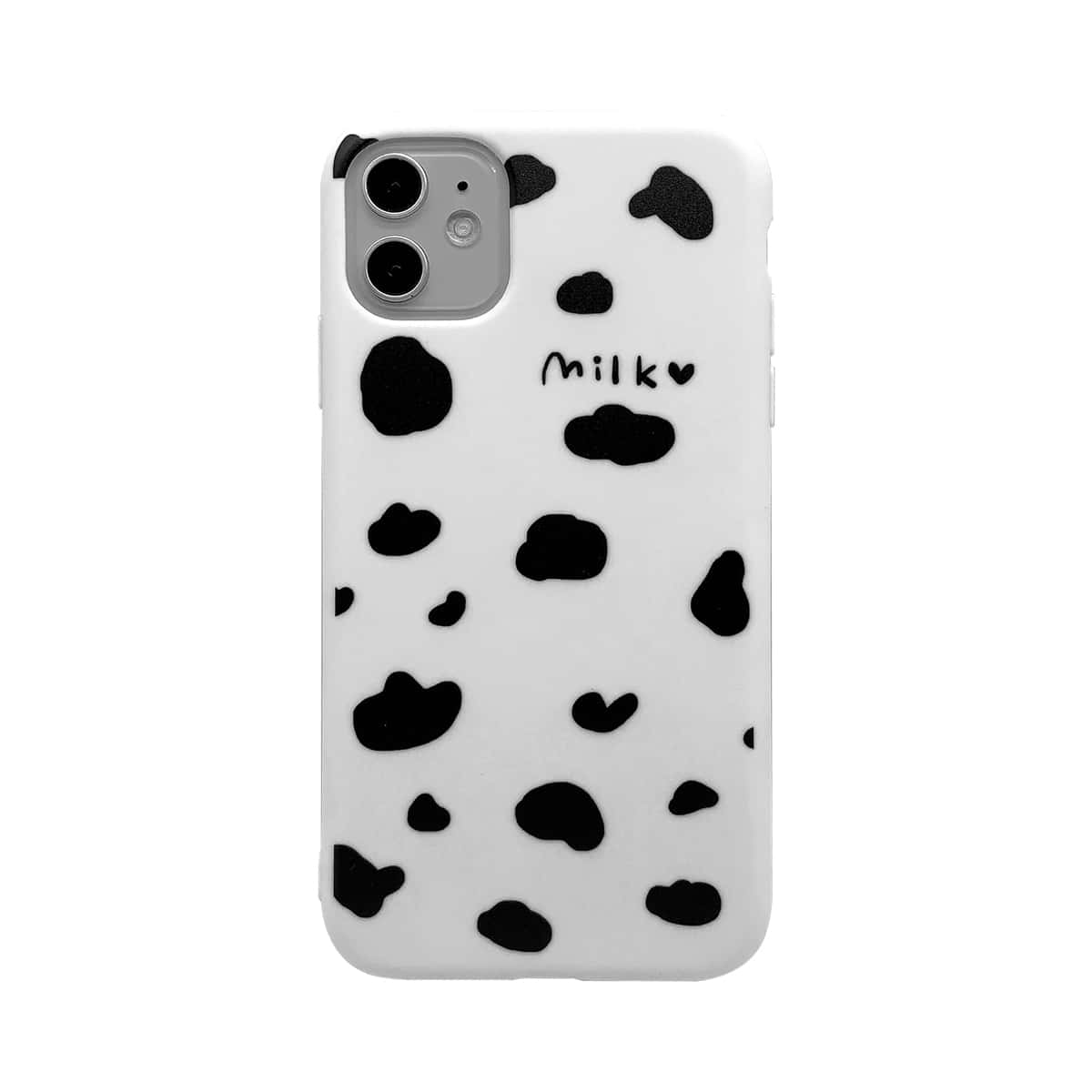 

Cow Print iPhone Case, Black and white