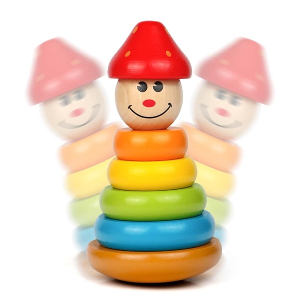 

6шт детская обучающая игрушка неваляшка, Многоцветный