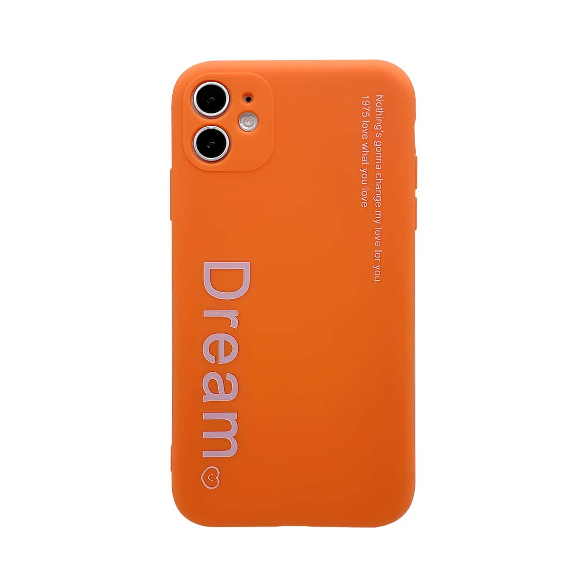 

Slogan Graphic iPhone Case, Orange