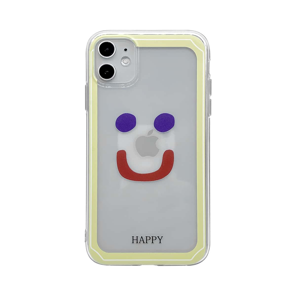 

Figure Graphic Transparent iPhone Case, Yellow clear