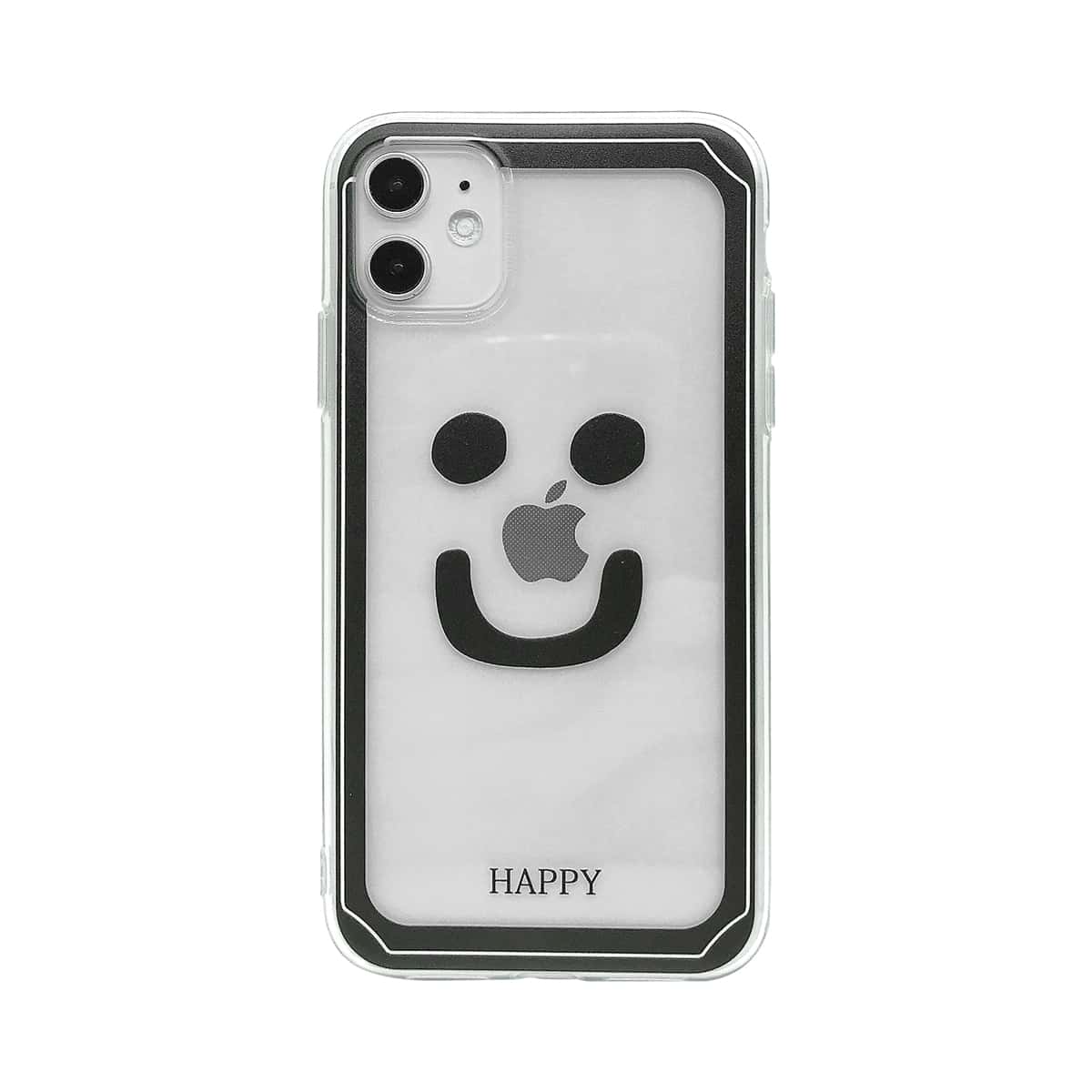 

Figure Graphic Transparent iPhone Case, Black