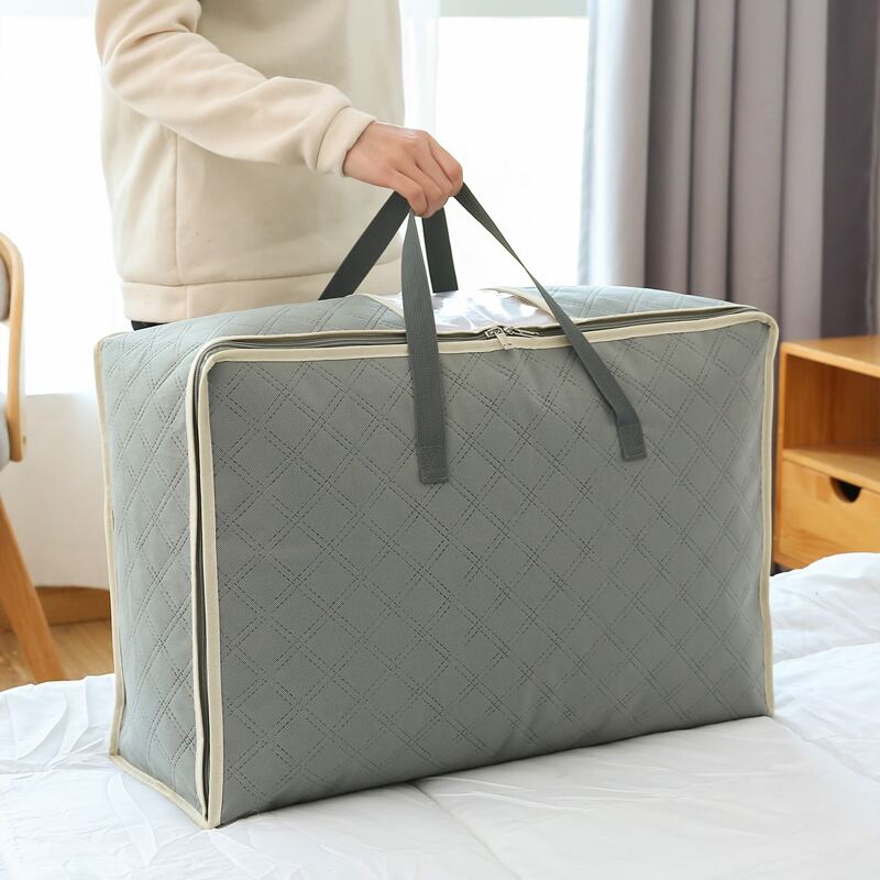 

Plain Quilt Storage Bag, Grey