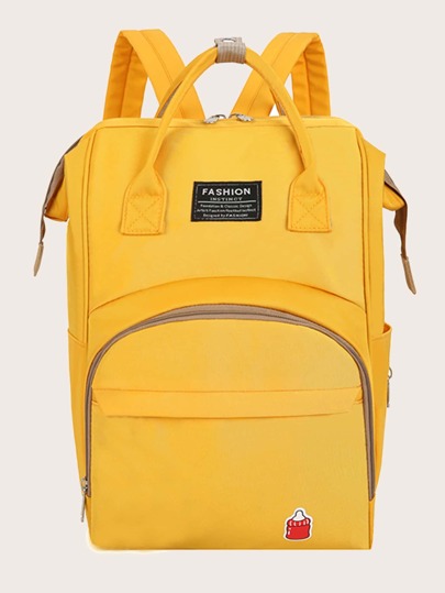 Рюкзак с текстовой заплатой