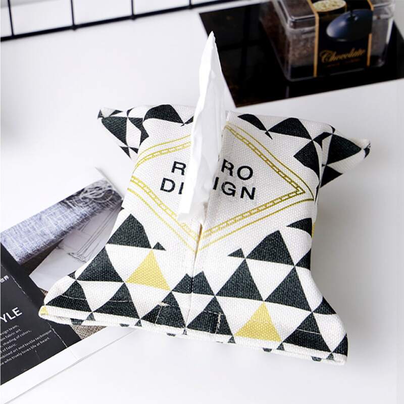 

1pc Mixed Pattern Random Tissue Storage Bag, Multicolor