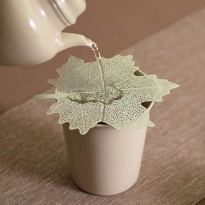 

1pc Leaf Shaped Tea Filter, Silver