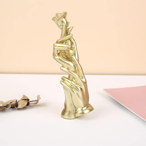 

Hand & Rose Design Decoration, Gold