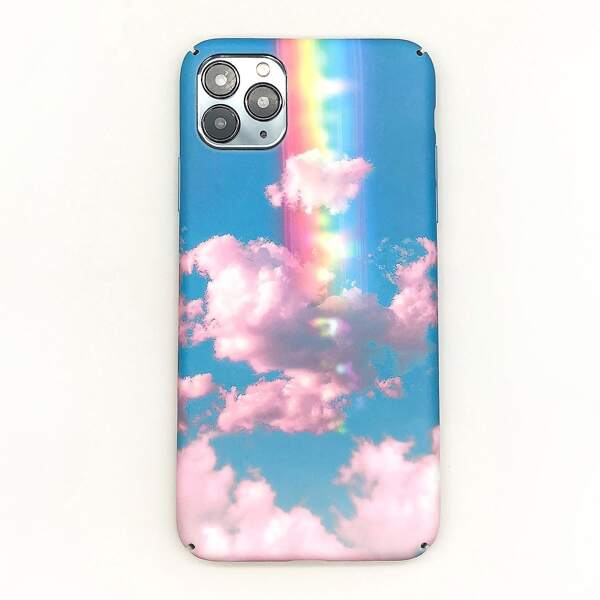 

Clouds Print iPhone Case, Multicolor