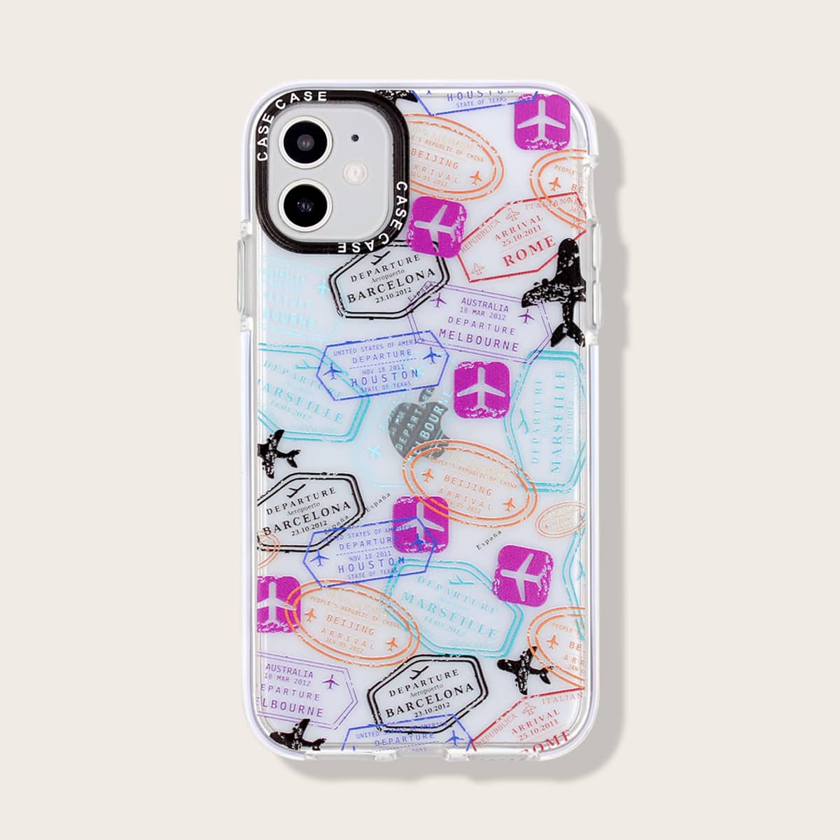 

Letter Graphic iPhone Case, Multicolor