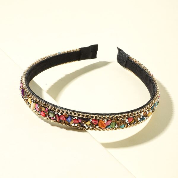 

Metal Chain Decor Hair Hoop, Multicolor