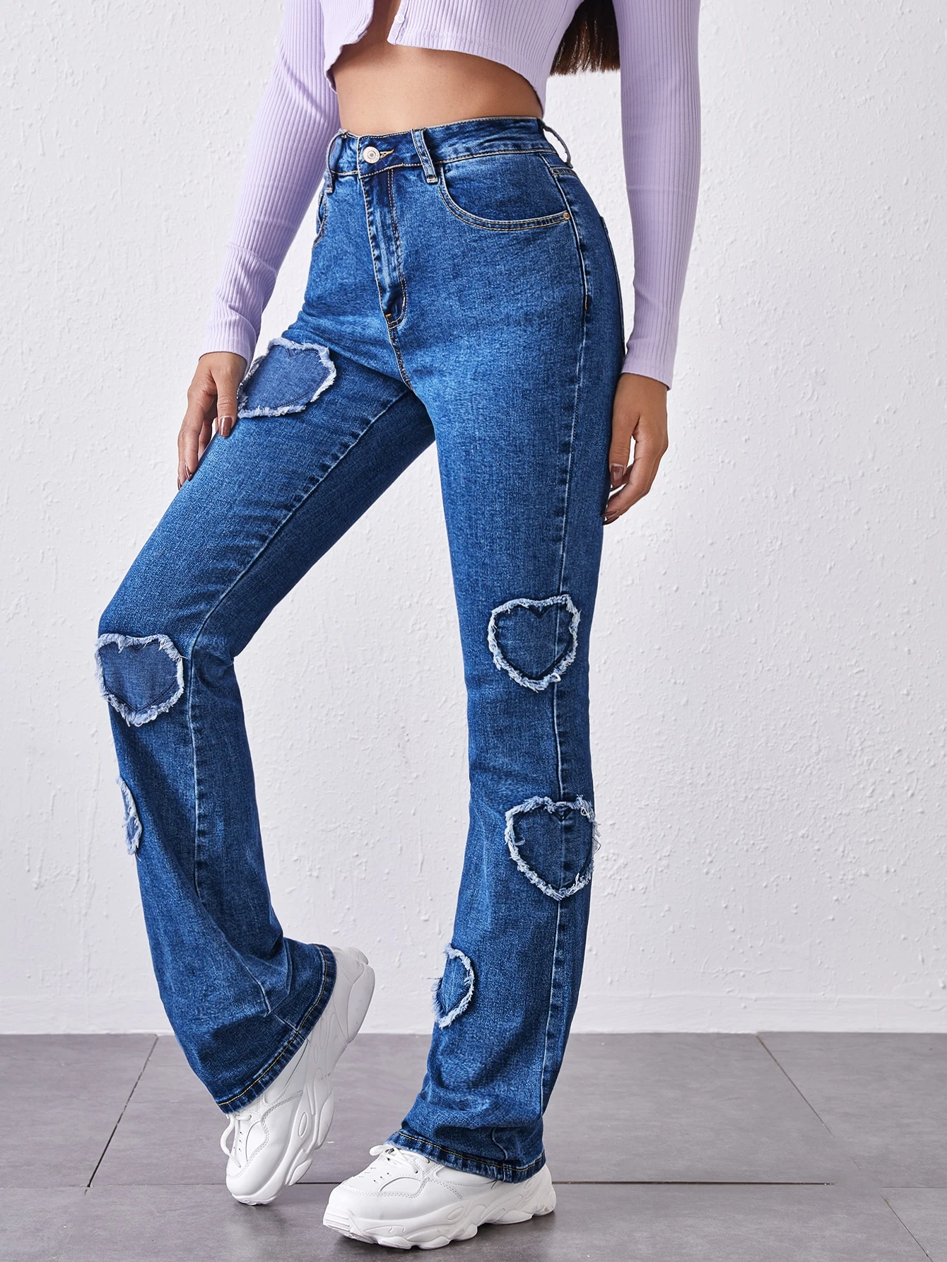 shein flared jeans